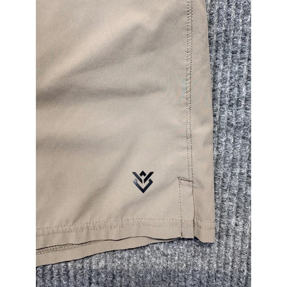 Vortex optics Men's Performance Shorts Tan Activewear Hiking Training 30 Waist